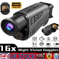 12MP 1080P 16X Digital Zoom Night Vision Goggles Hunting IR Infrared Binoculars