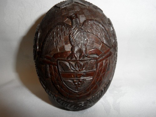 18th century carved coconut - century,