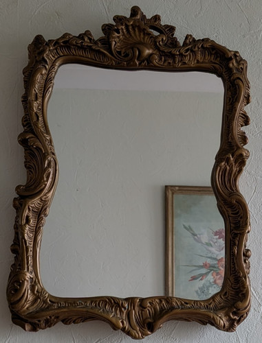 Vintage ornate gilt wall - vintage,