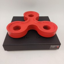 David Mellor Red Cast Iron Candleholder Mid-century Style