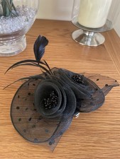 Ladies Fascinator Black/