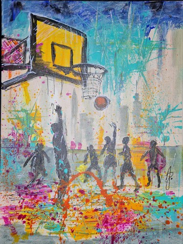 Game 30x40cm abstract - 30x40cm,