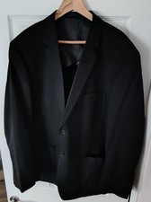 Mens size 56r black tailored - size,