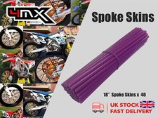 Wheel Spoke Protectors Purple 18" fits Yamaha XT660 R 12