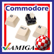 COMMODORE AMIGA 1000 KEYBOARD REPLACEMENT KEY CAP with SWITCH
