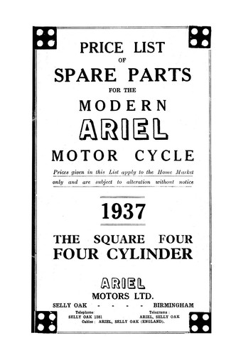 1937 ariel 4g 4f - ariel, 4-4g