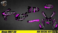 Motorcycle Decal Kit for Rieju MRT MRT Pro - Pink Stripe