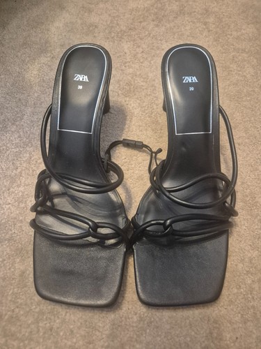 Zara heeled sandals with