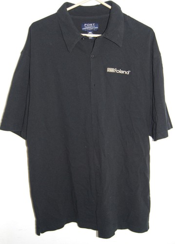 Roland black shirt - , xl