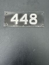 Bristol Omnibus Rider LH6L YAE 515V 448 Bus Chassis Fleet Number Plate Badge