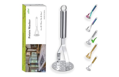 Stainless steel potato masher - potato,