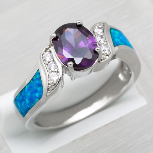 7x9 simulated amethyst - simulated,