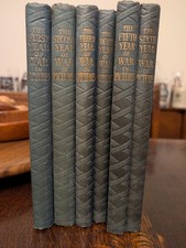 Vintage Set Of 6 Hardbacked