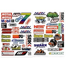 Sheets motorbike stickers - 2,