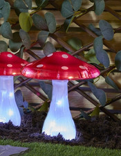 Stake light mushroom led - stake,