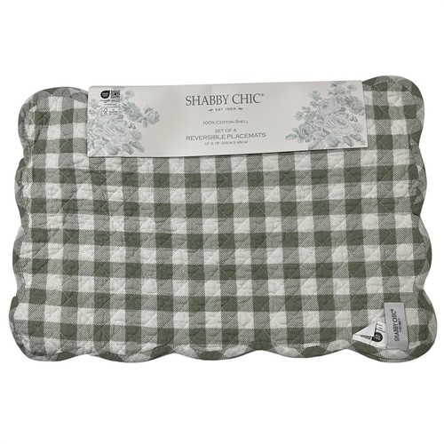Shabby chic placemats cotton - shabby,