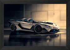 Lamborghini Aventador J Framed