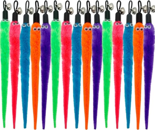 Cat worm toy wand attachments - worm,