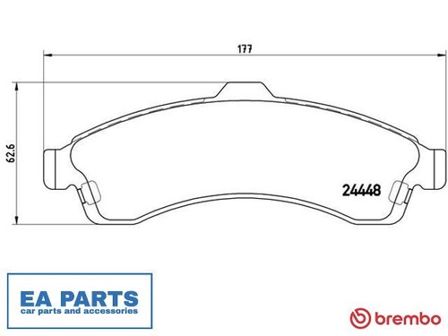 Brake pad set - brake, disc