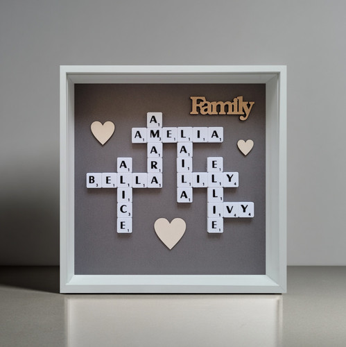 Handmade scrabble picture - 2.,
