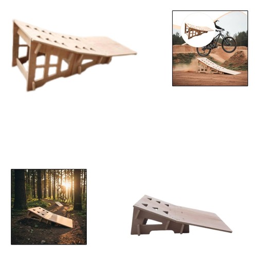 Mountain bike jump - bike, ramp