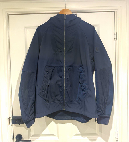 Belstaff men navy hooded - navy,