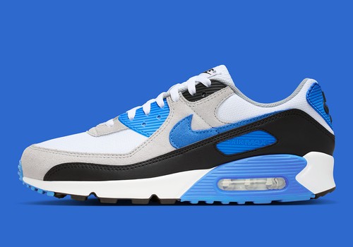 Nike air max white blue - air,