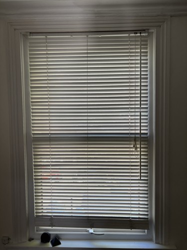 Ikea white cream window blinds - ikea,