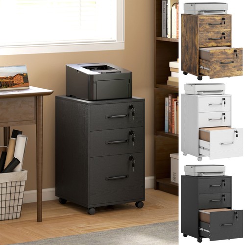 Mobile filing cabinet with - mobile, 3