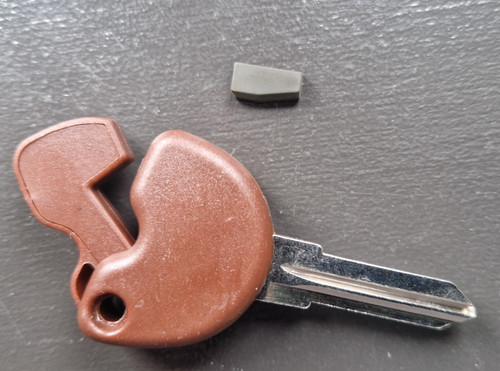 Brown key blank - brown, gts
