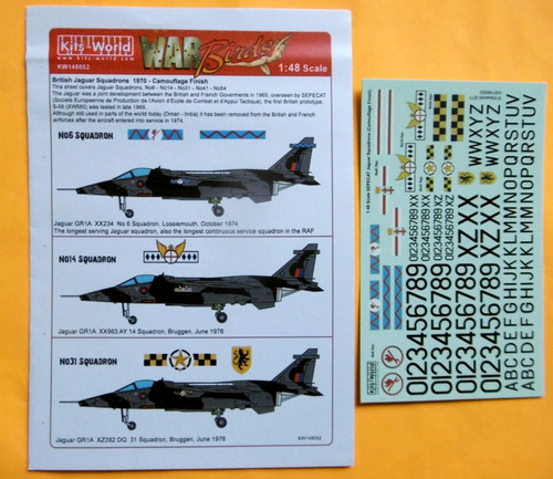 Decals jaguar gr - , 1/48: