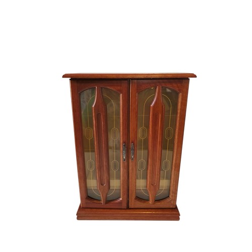 Vintage wood tabletop armoire - vintage,