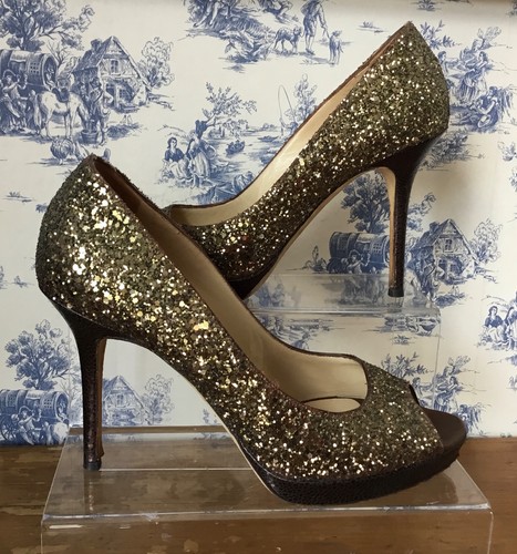 Jimmy choo luna gold glitter - choo,