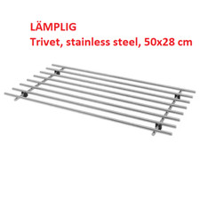 IKEA Trivet Pot Stand  Stainless Steel Heat Resistant Pan Rack Worktop Saver