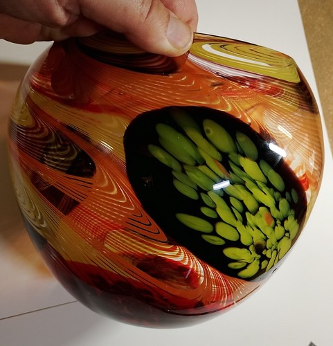 Stunning large murano style - stunning,