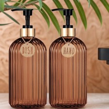 500ml Glass Vintage Soap