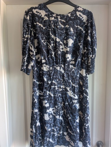 Next black white floral - black,