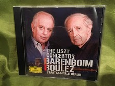 LISZT: PIANO CONCERTOS Nos. 1 & 2 Barenboim/Boulez DEUTSCHE GRAMMOPHON 2011 CD
