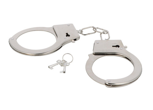 Toy metal handcuffs - handcuffs, cuffs