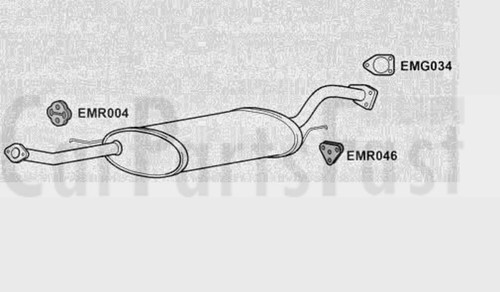 Excl3060 exhaust middle - excl3060,
