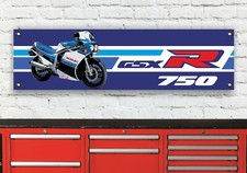 BR65B SUZUKI GSXR750G 1986 SLABSIDE FLEXIBLE WORKSHOP BANNER SIGN