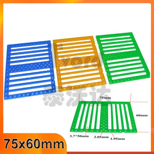 Perforated plastic panel car - perforated,