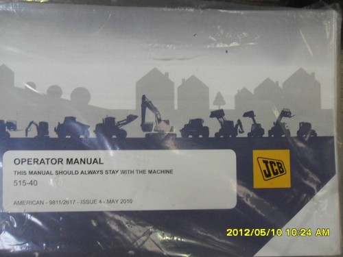 Jcb american 515 operators - 515-40,