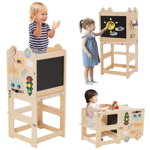 Kids step stool wooden - kids,