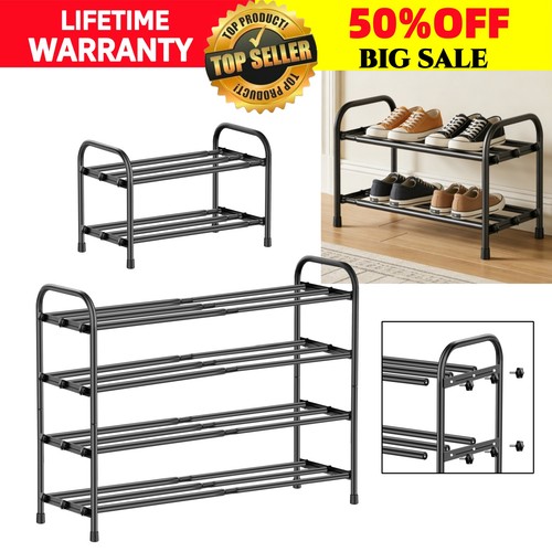 Extendable metal shoe rack - extendable,
