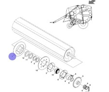 John Deere round baler 568 578