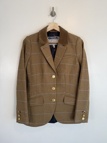 Joules tweed blazer jacket - tweed,