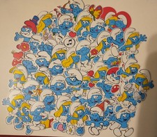 55pc. SMURF STICKERS