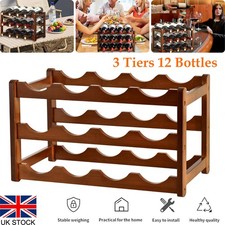 12 Bottle Wooden Wine Rack,3