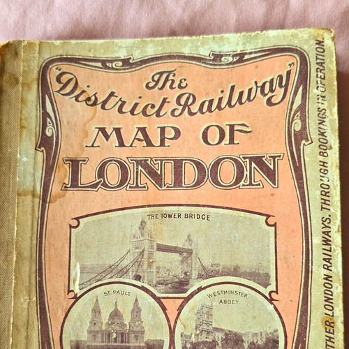 District Railway Map of London